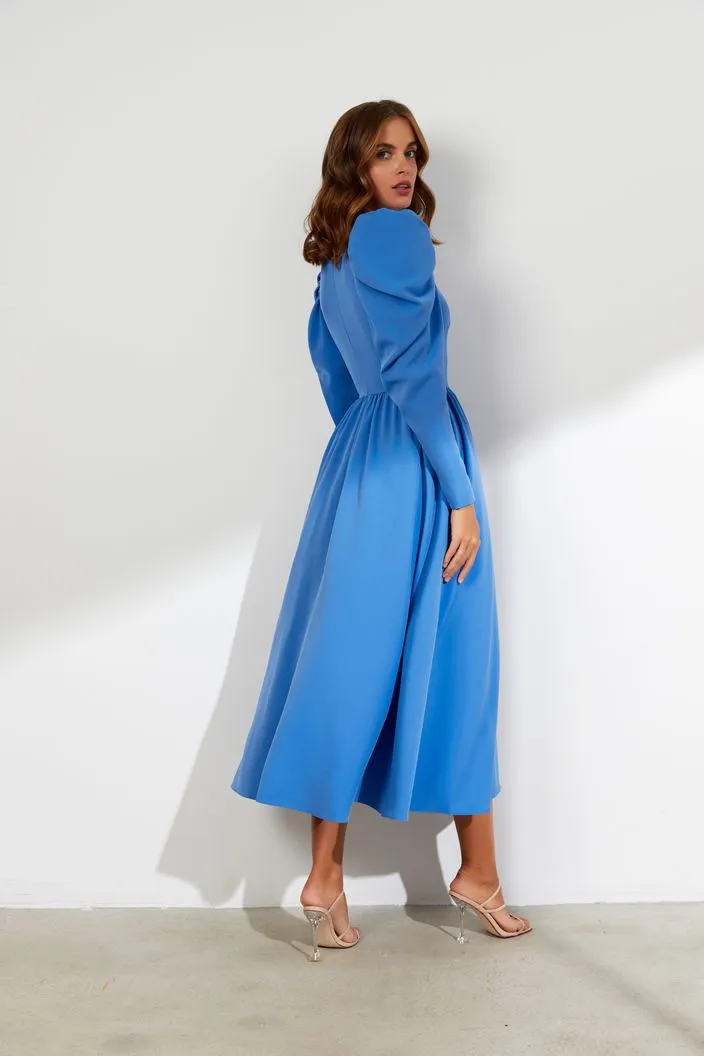 Beauteous Blue Evening Dress