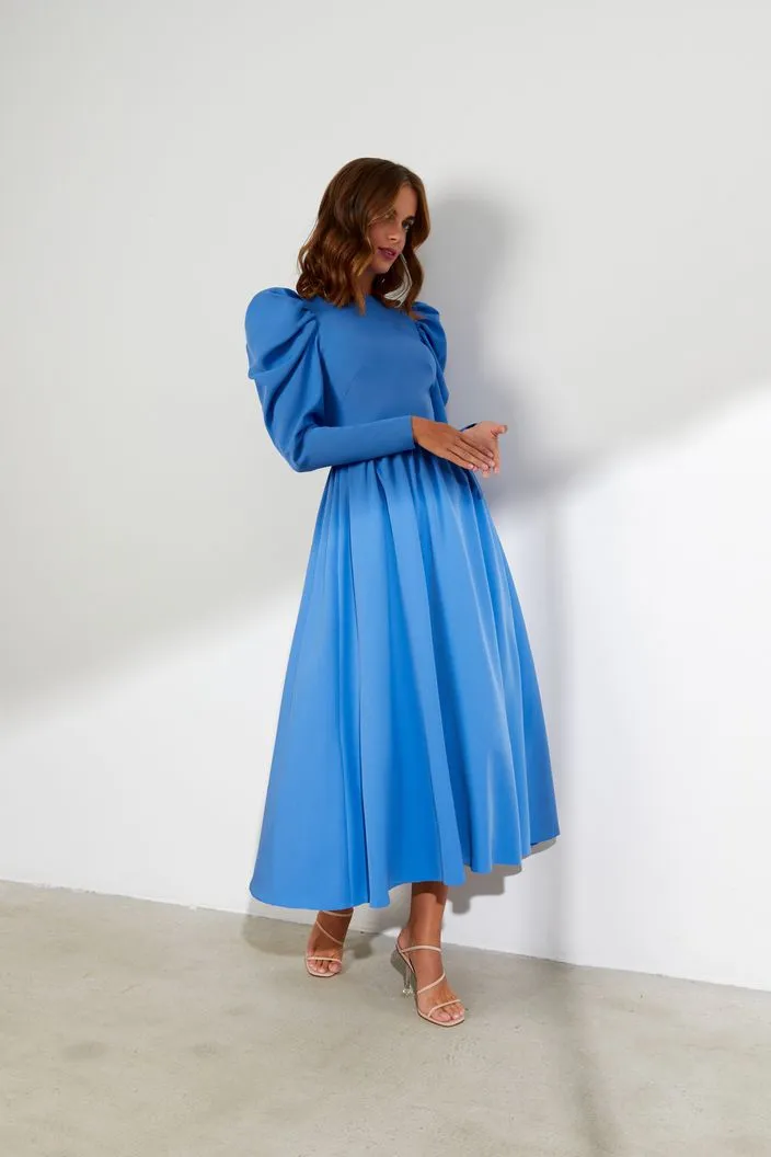 Beauteous Blue Evening Dress