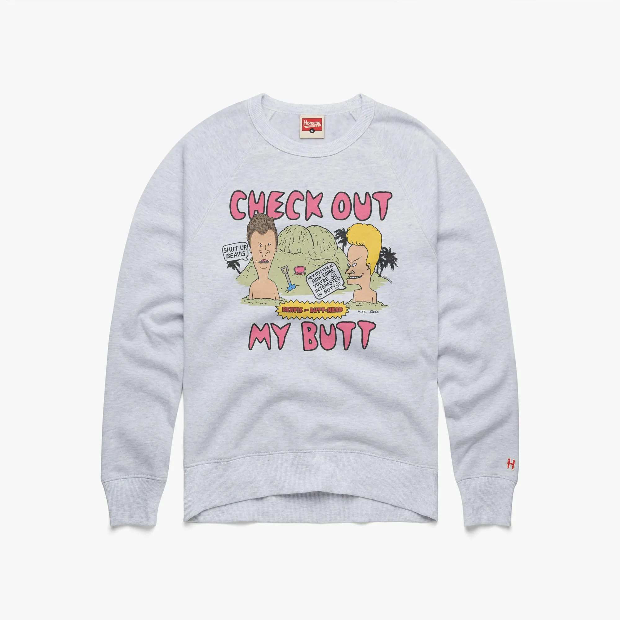 Beavis And Butt-Head Check Out My Butt Crewneck