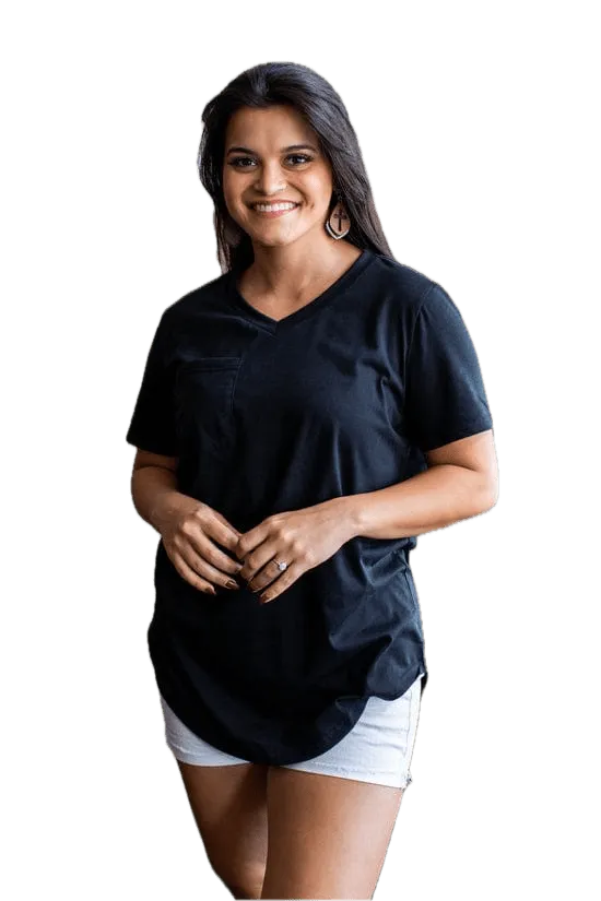 Black Relaxed Fit Tee-Shirt
