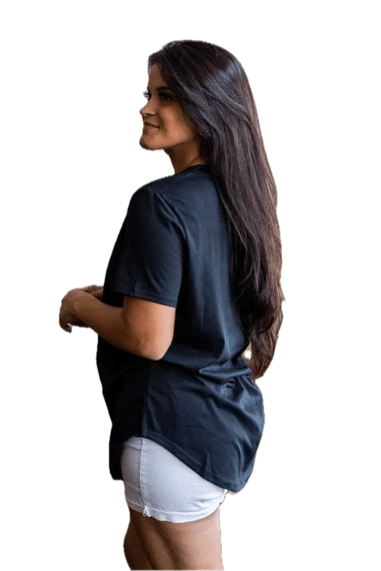 Black Relaxed Fit Tee-Shirt