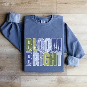 Bloom Bright Cozy Comfort Colors Women's Sweatshirt - Embrace Comfort
