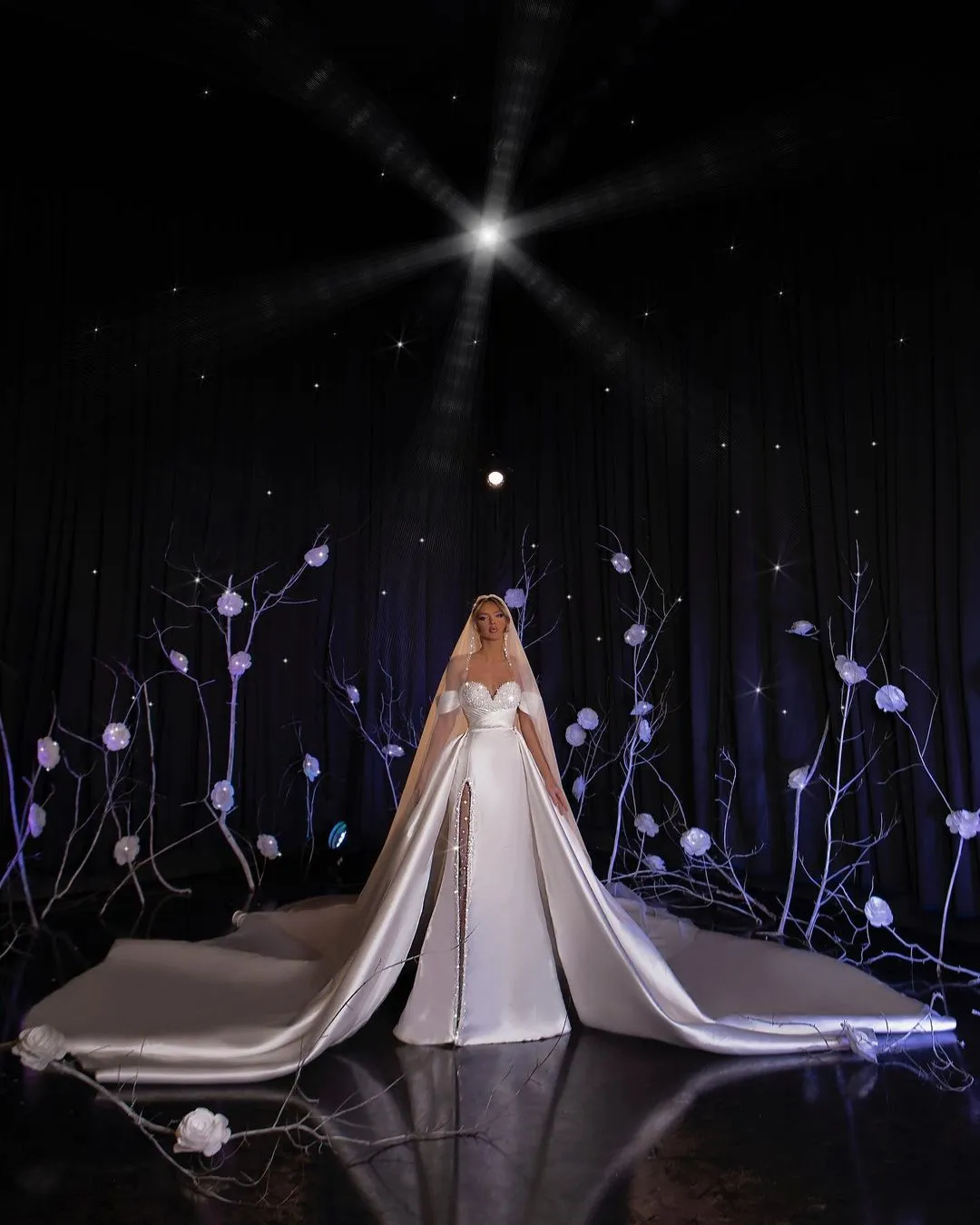 Carling Luxury White Wedding Dress