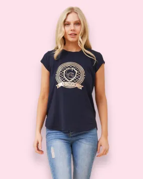 CG Glamour Tee - Navy