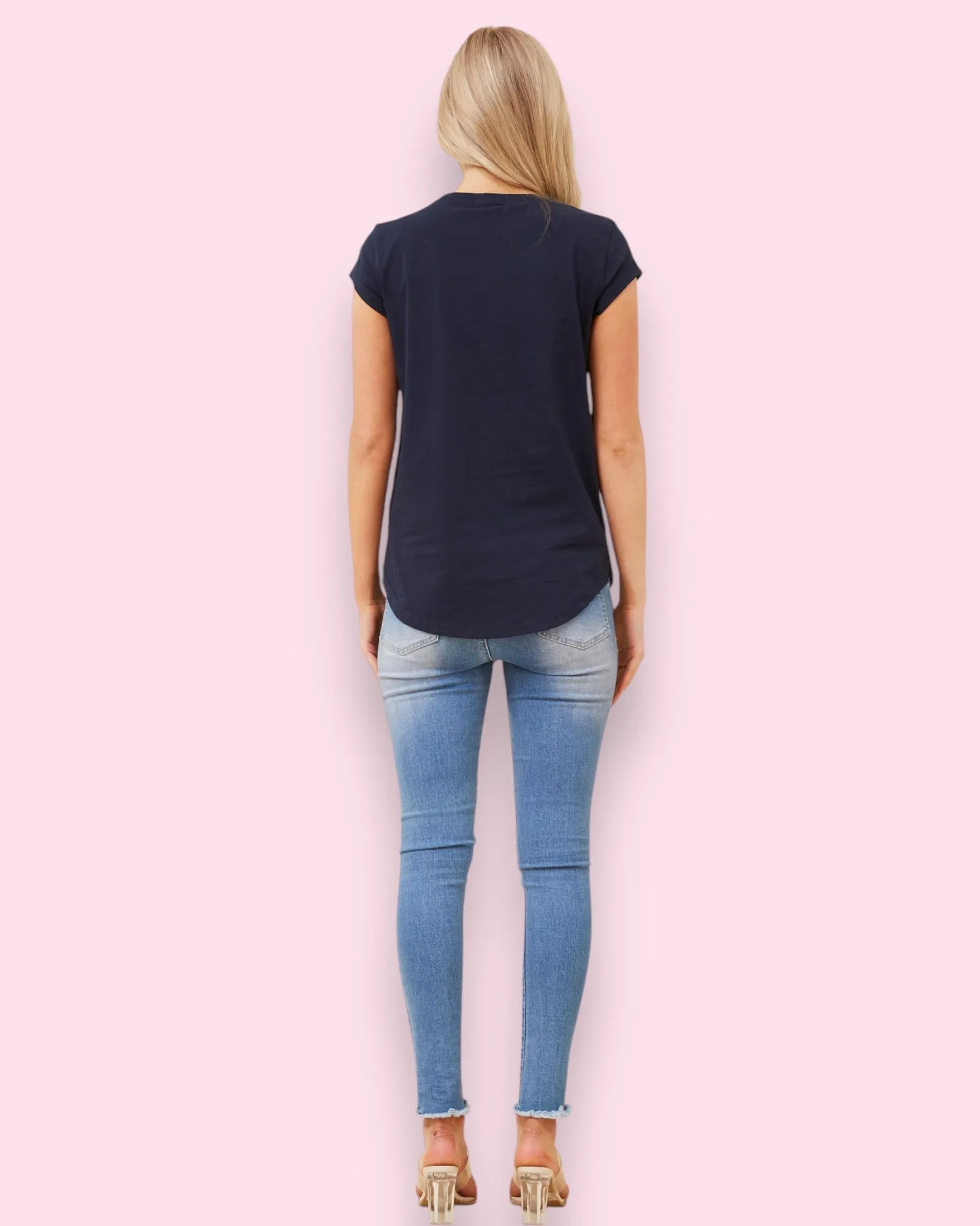 CG Glamour Tee - Navy