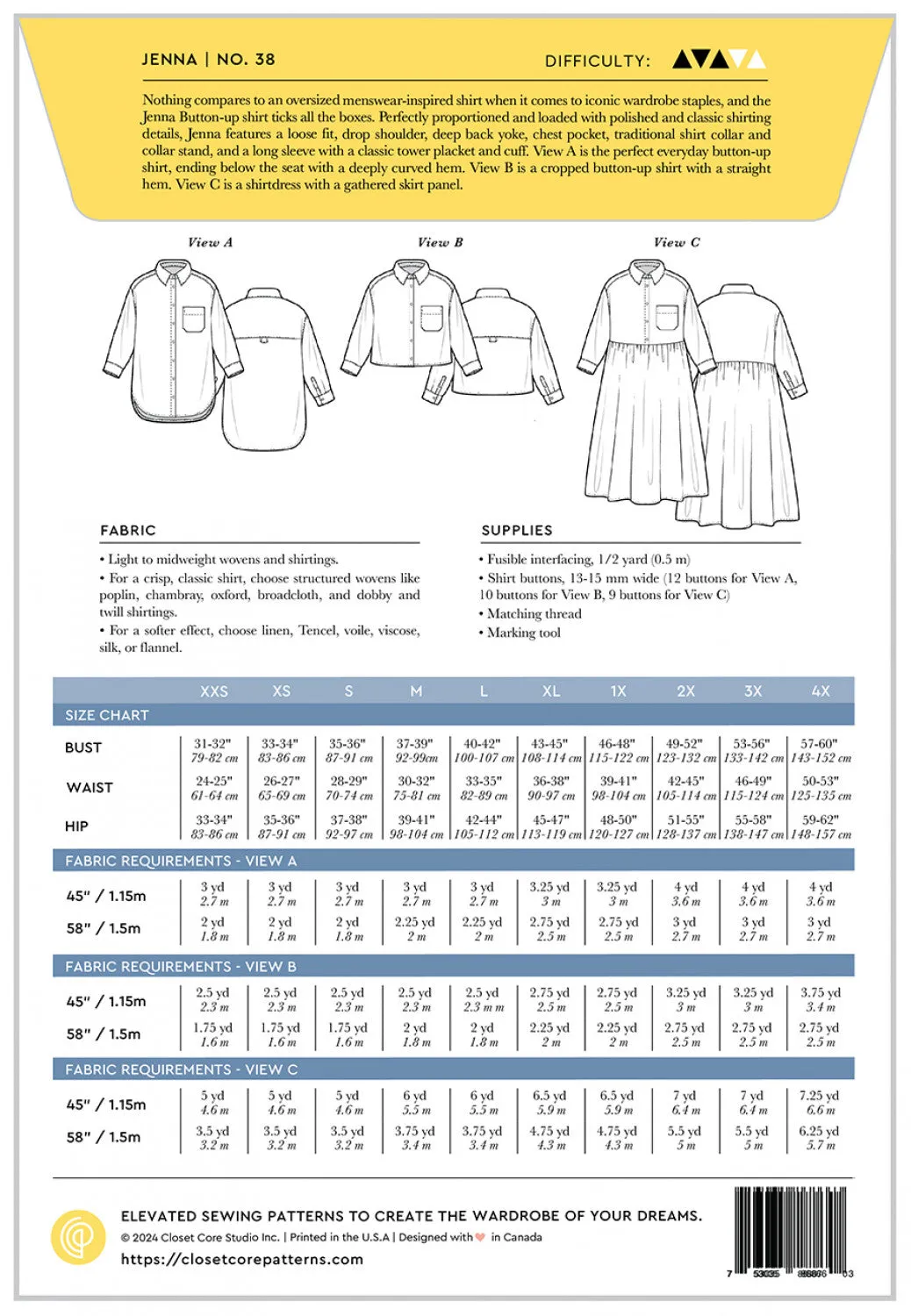 Closet Core - Jenna Button Up Shirt and Dress