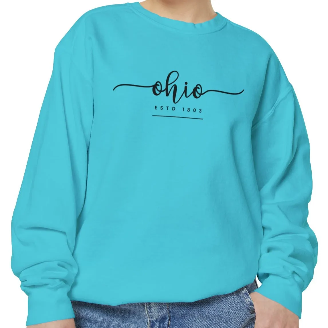 Comfort Colors Women's Sweatshirt - Ohio Pride Pullover