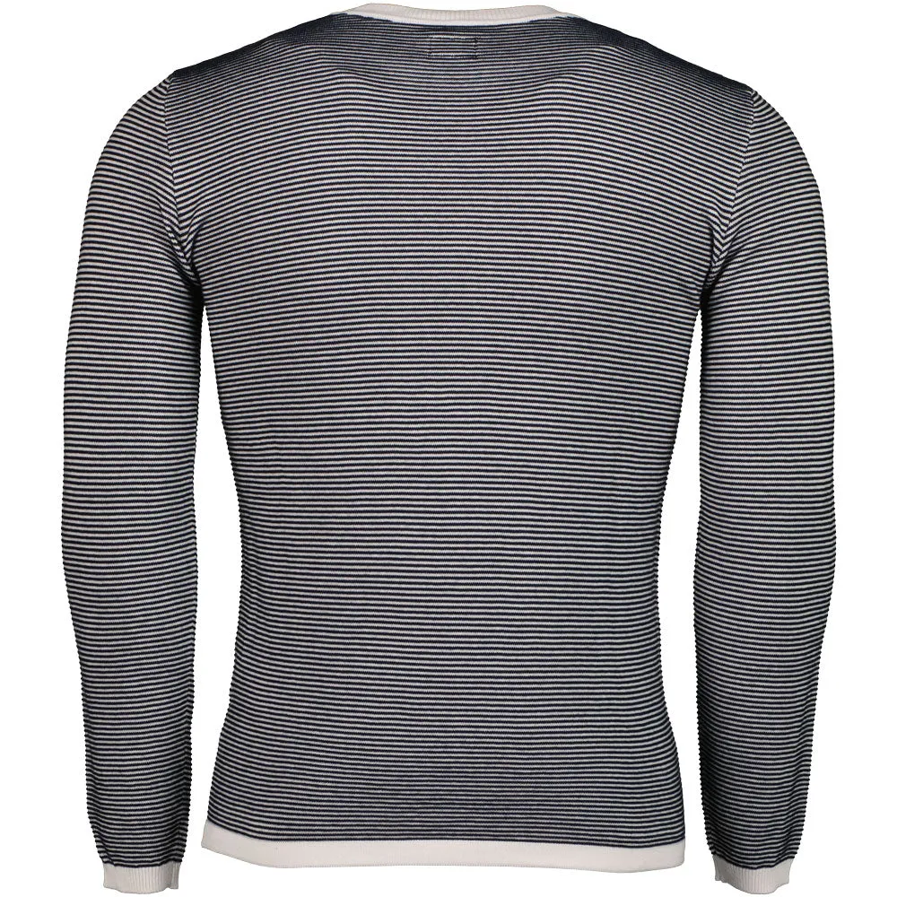 C.P. Junior Striped Logo Knit