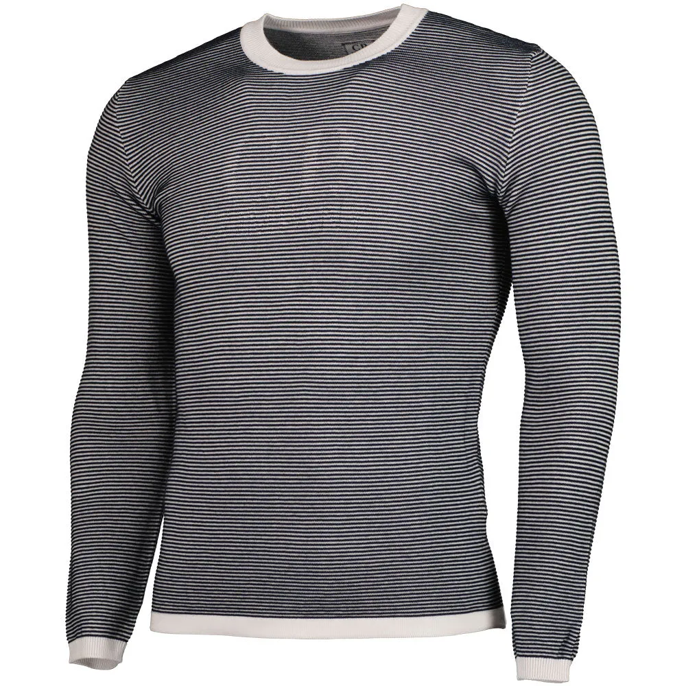 C.P. Junior Striped Logo Knit