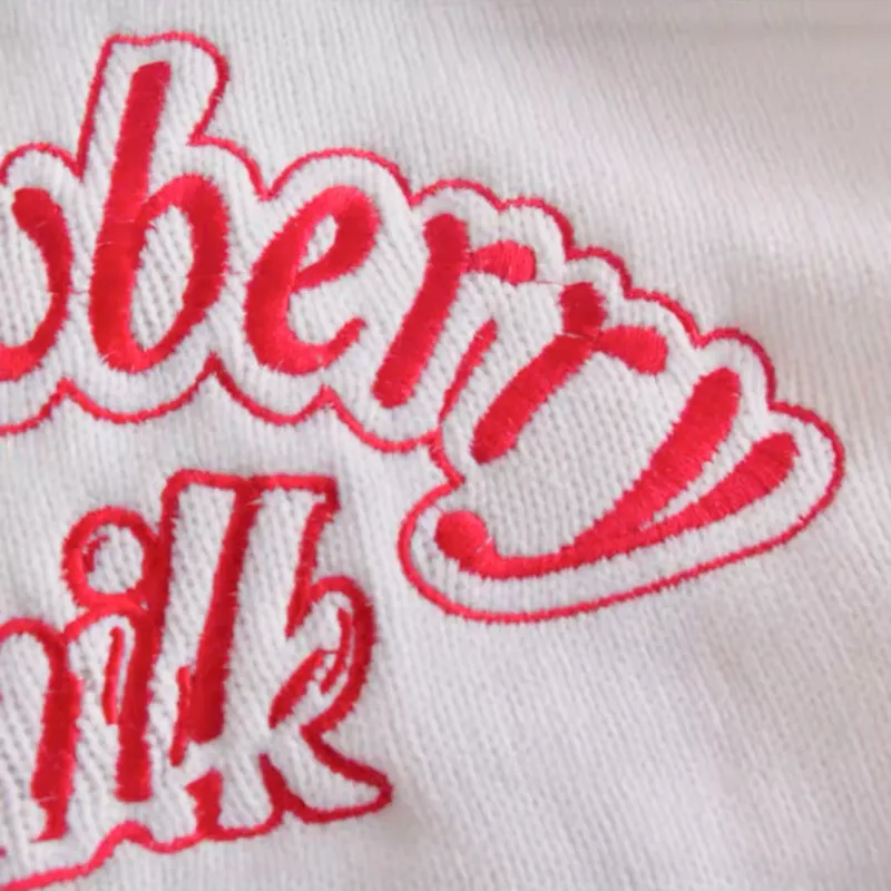 Cute Strawberry Fleece Sweater
