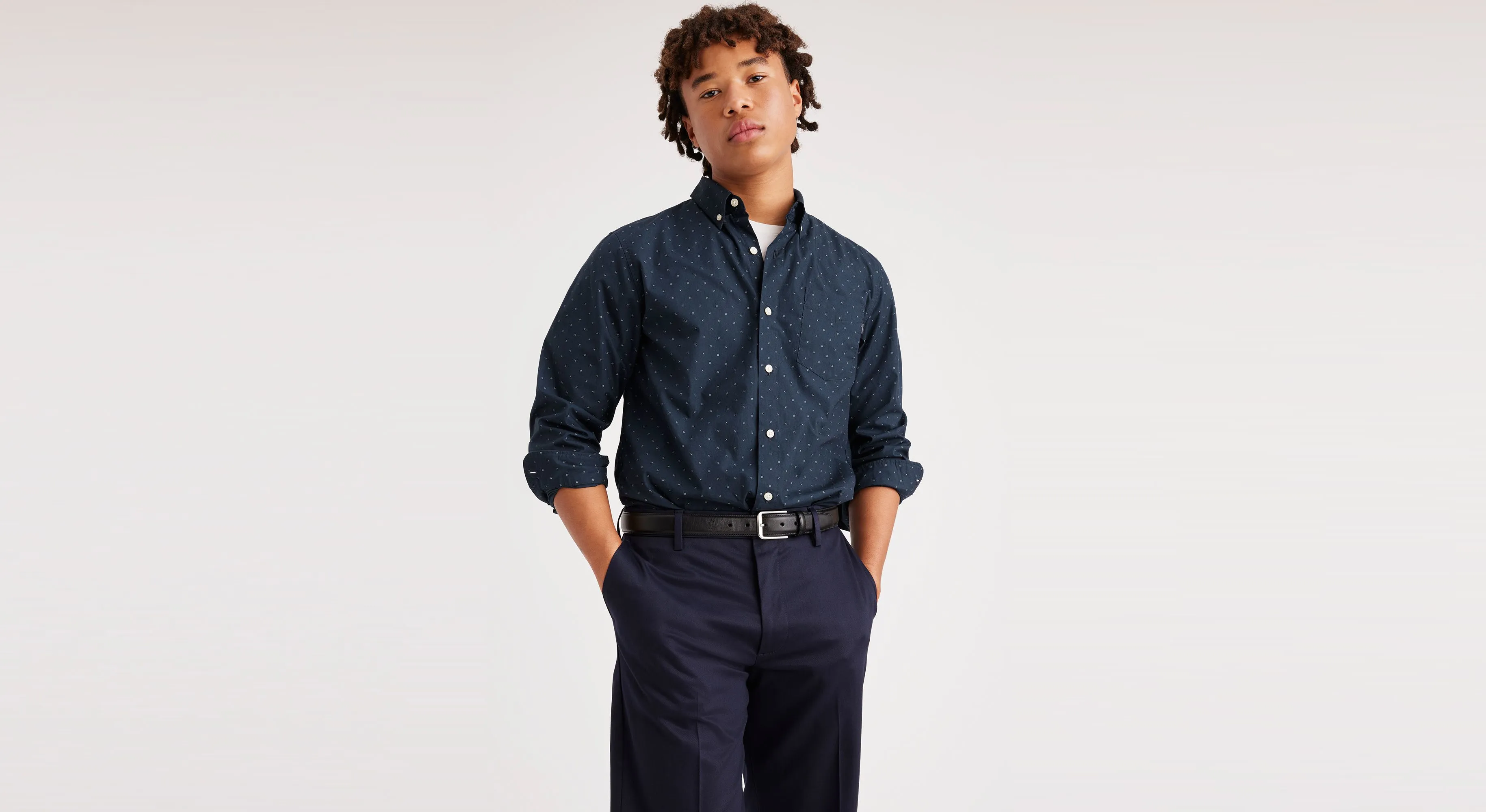 Essential Button-Up Shirt, Classic Fit
