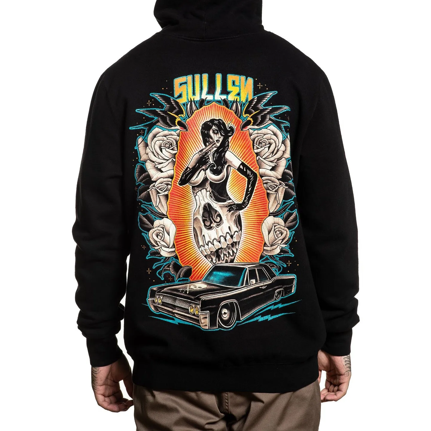 Femme Fatale Mens Pullover Hoodie