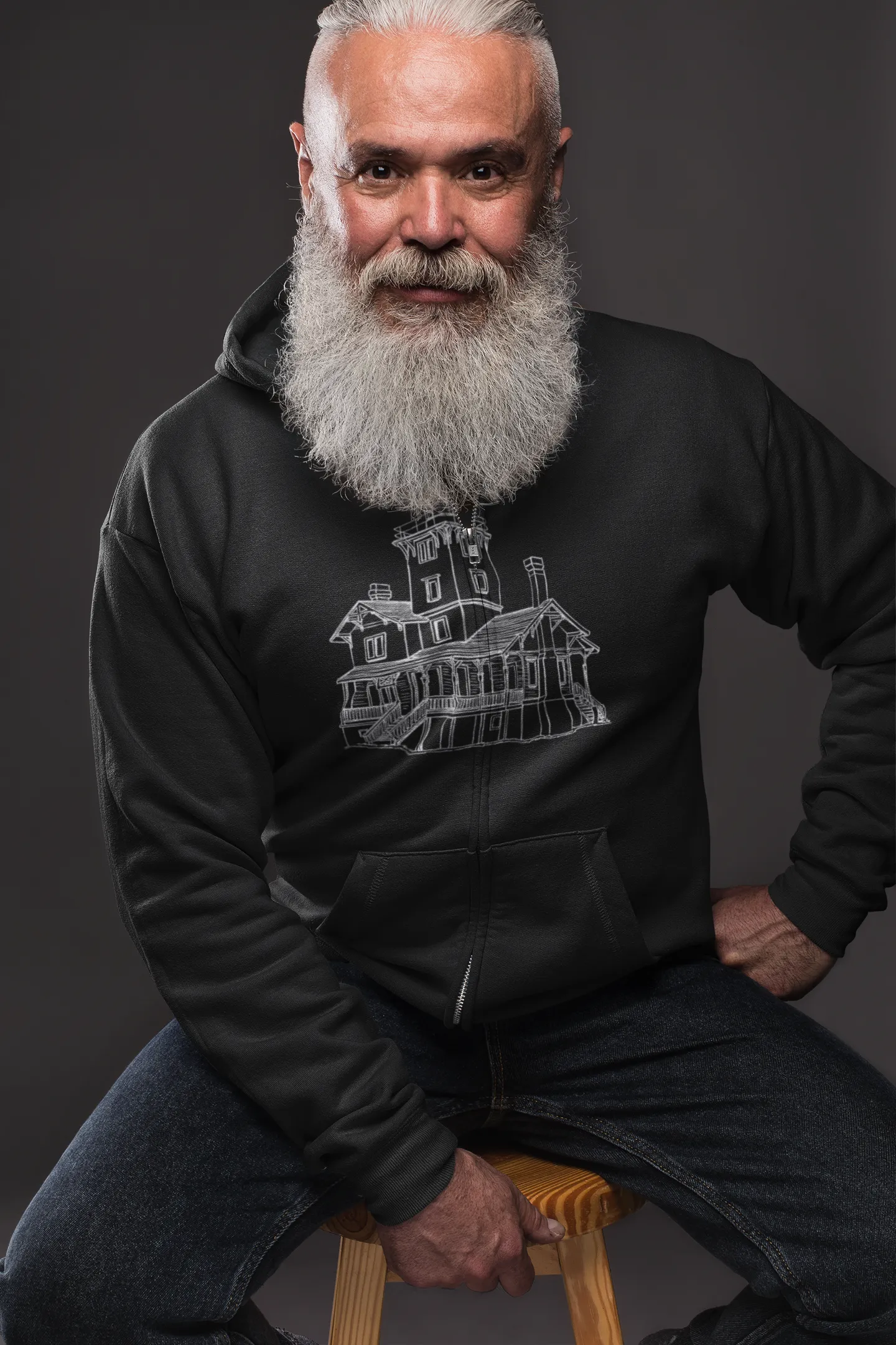 Hereford Inlet Light - Unisex Heavy Blend™ Full Zip Hooded Sweatshirt