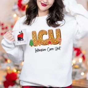 ICU Nurse Christmas Sweatshirt