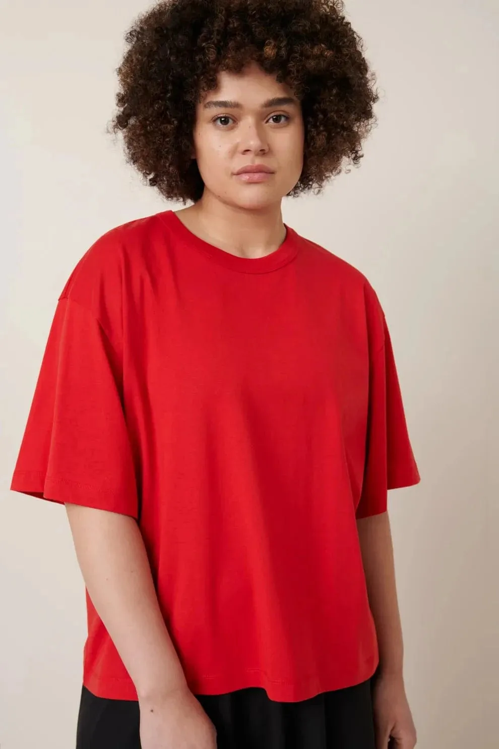 Kowtow Shadow Tee Red