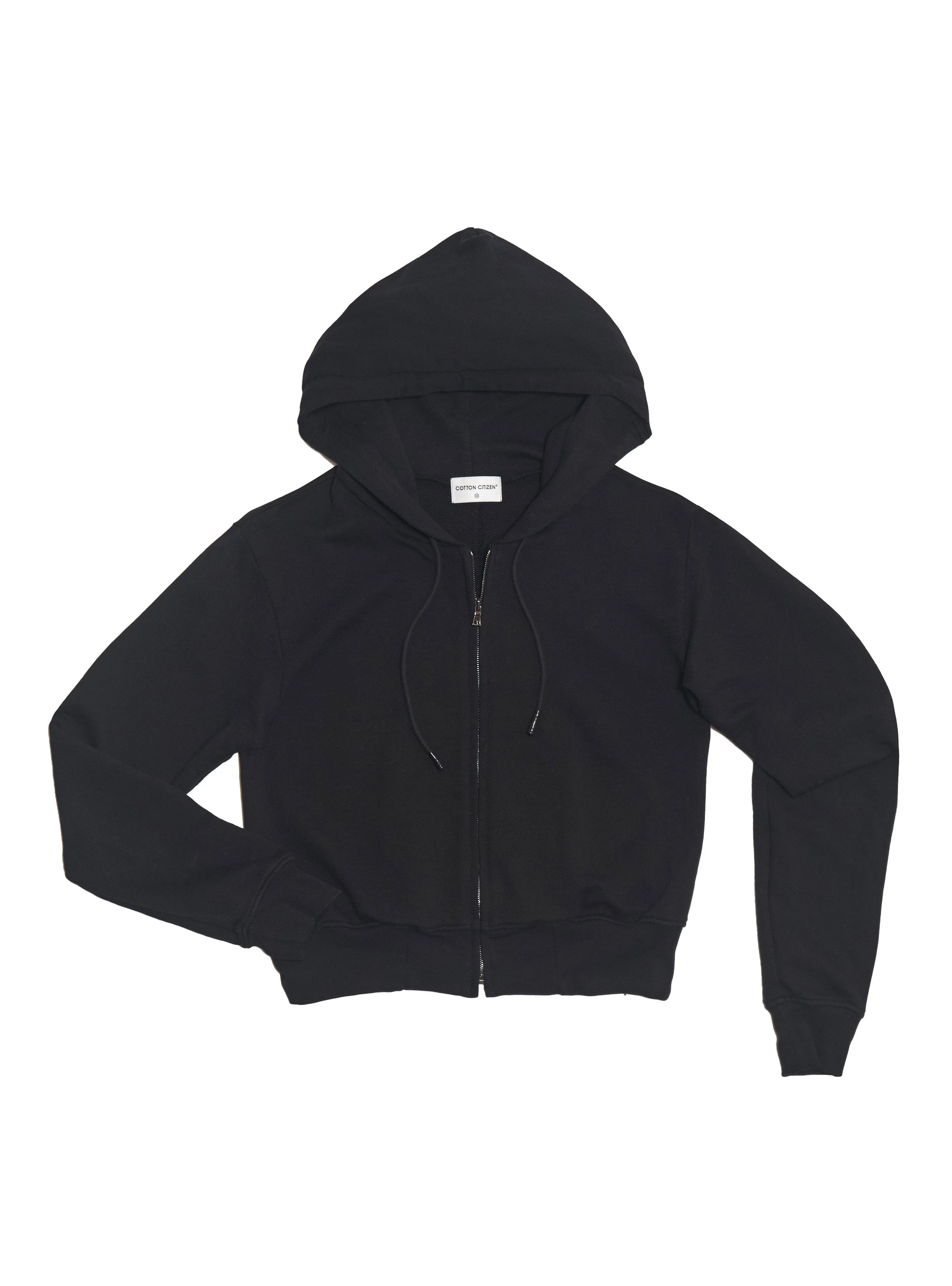 Milan Crop Zip Hoodie