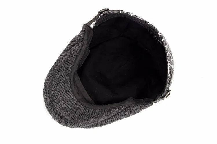 Plaid Cotton Berets BR002