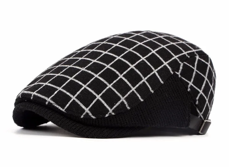 Plaid Cotton Berets BR002