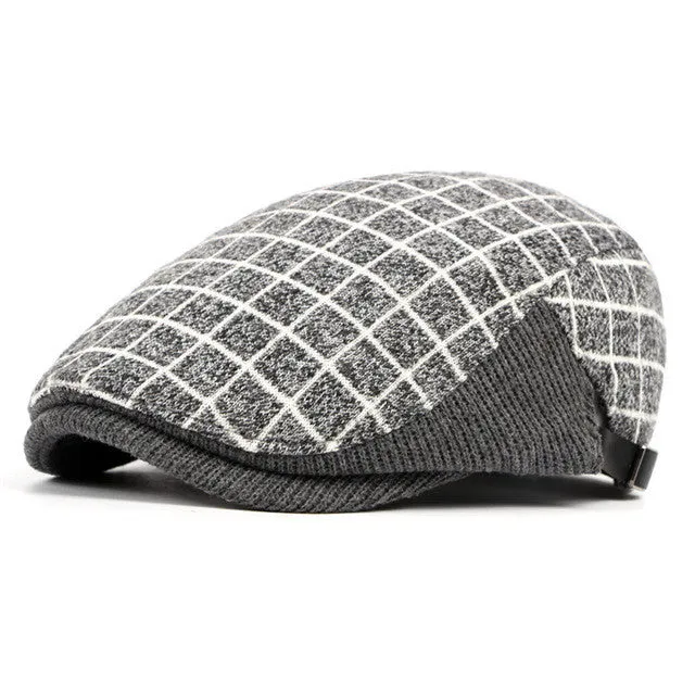 Plaid Cotton Berets BR002