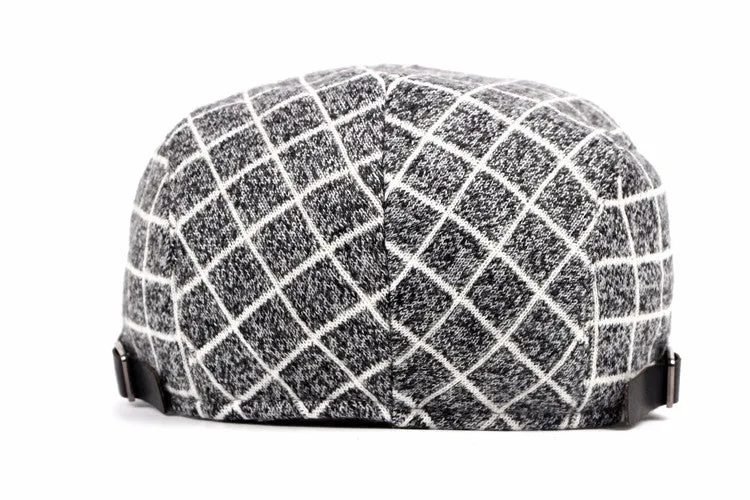Plaid Cotton Berets BR002