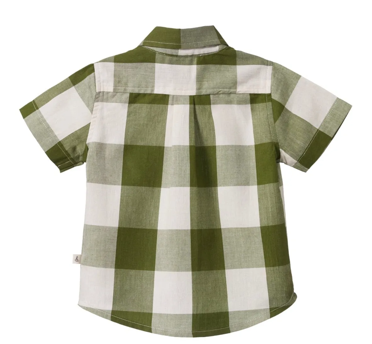 Short Sleeve Ira Button Up - Jungle Check