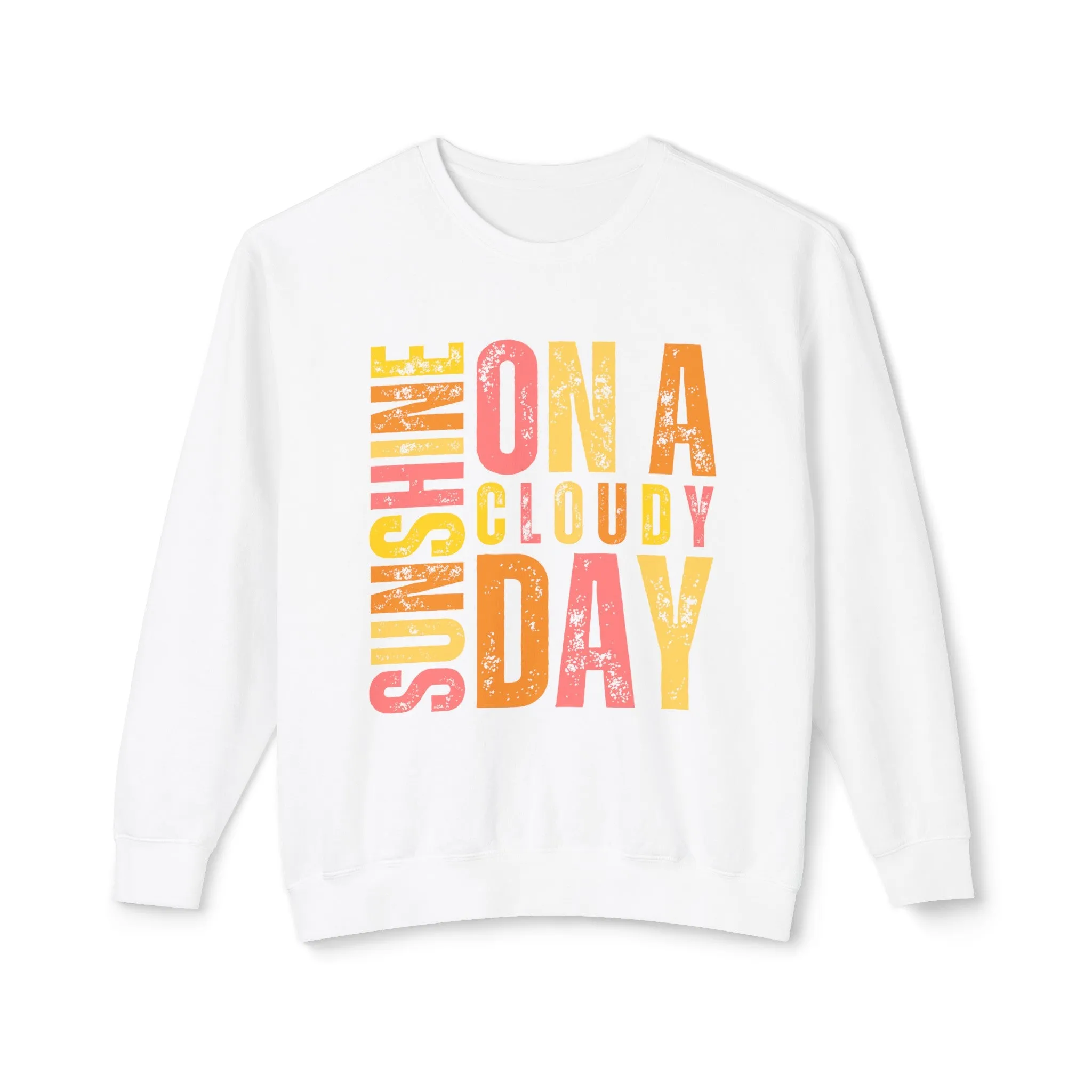 Sunshine Sherbet Women's Lightweight Crewneck Sweatshirt