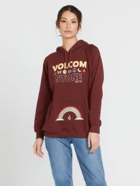 Truly Stoked Boyfriend Pullover - Cayenne