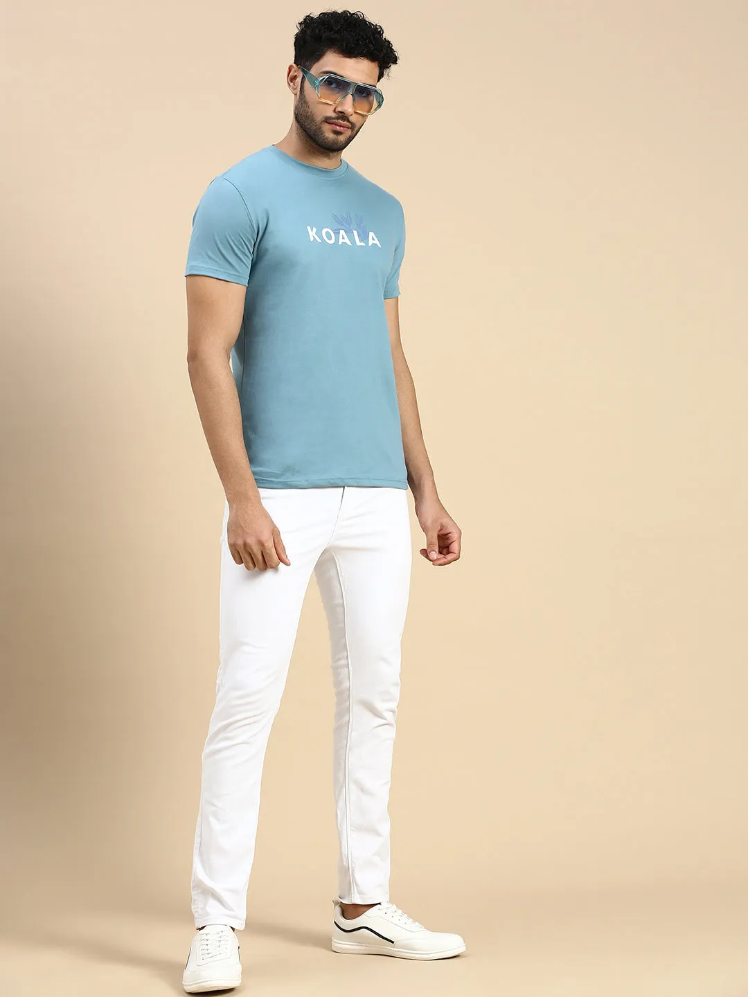 Unisex Regular Fit Fýlla Blue TShirt