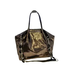 Vernika Metallic Slouchy Tote Bag
